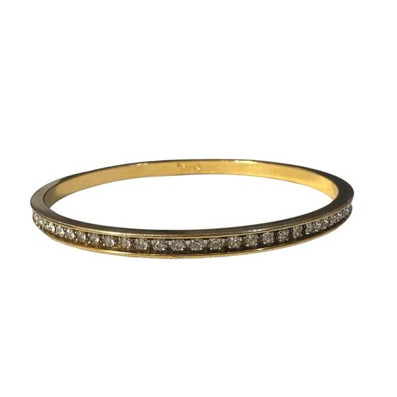 Trifari Vintage Rhinestone Bangle - Picture 1 of 4